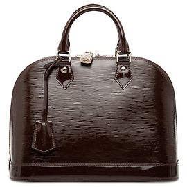 Louis Vuitton Purple Electric Epi Alma PM Violet