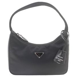 Borsa a tracolla Prada Mini Re Nylon Re Edition 2000 Nera Nero