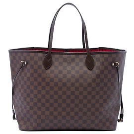 Louis Vuitton Brown Damier Ebene Neverfull GM Brown