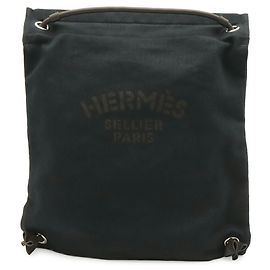 Hermès HERMES Sac Aline Backpack Shoulder Bag Marrone Nero Marrone scuro