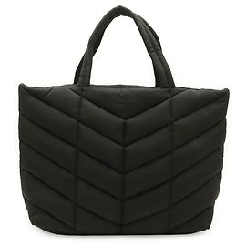 Saco Tote acolchoado Yves Saint Laurent Preto