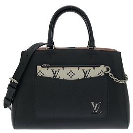 Bolsa Louis Vuitton Epi Marelle Tote MM M59954 Preto