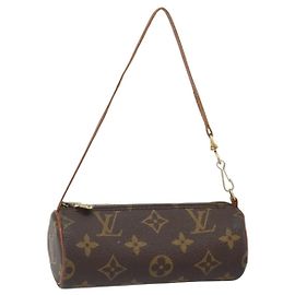 Louis Vuitton Papillon Pochette Monogram Canvas Mini Marrone