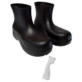 Bottega Veneta Puddle Ankle Boots in Fondant Brown Brown