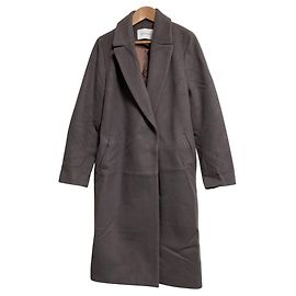 Autre Marque La Totalite Chester Coat Wool Coat Brown Dark grey