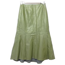 Autre Marque Saia longa em couro sintético ADORE Verde