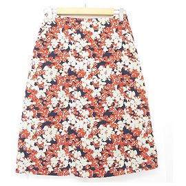 Autre Marque marimekko JUHANALA Blumen-Jacquard-Rock Andere Orange