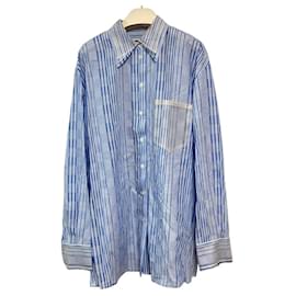 Autre Marque Camicia combinata trasparente EENK Blu Altro