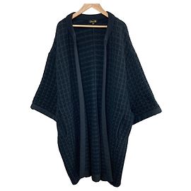 Autre Marque Drawer Gown Coat Blue Navy blue