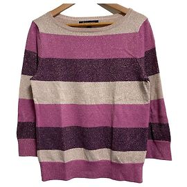 Autre Marque Brooks Brothers Stricktop Pink Mehrfarben