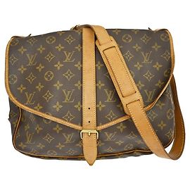 Louis Vuitton Saumur Monogram 35 Marrom