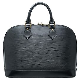 Borsa Louis Vuitton Epi Alma in Noir Nero