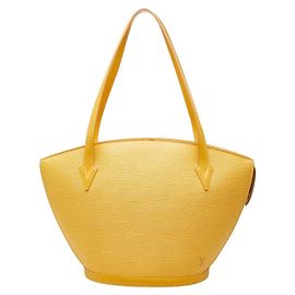 Borsa a tracolla Shopping Louis Vuitton Epi Saint Jacques Giallo