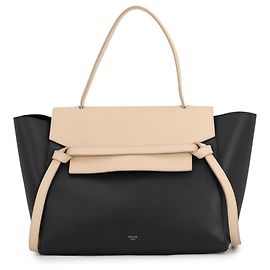 Céline Borsa in pelle bicolore Celine Nero Beige