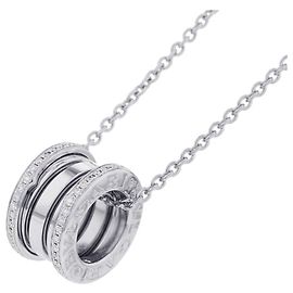 Bulgari Collana Bvlgari B-zero1 in Oro Bianco 18K e Diamanti Altro
