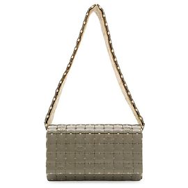 Chanel Puzzle Coco Mark Shoulder Bag Grey