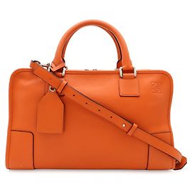 Loewe Amazona 36 Anagram Handbag Orange