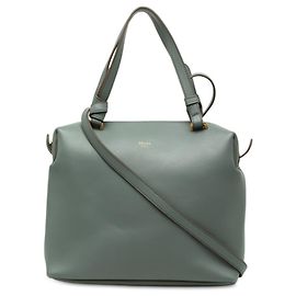 Céline Celine Small Soft Cube Crossbody Shoulder Bag Marron Bleu
