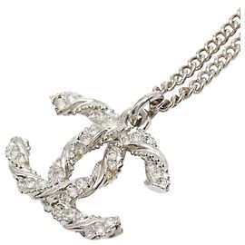 Chanel Coco Mark Halskette Silber