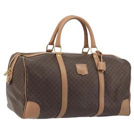 Céline Celine Vintage Toile Triomphe Large Marron