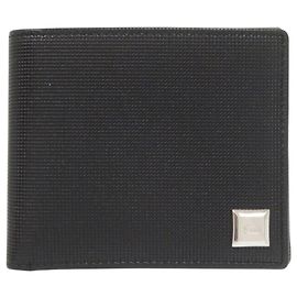 Gucci Black Leather Bi-fold Wallet Black