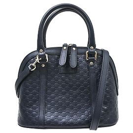 Borsa convertible Prada Dome in Tessuto e pelle Large Blu navy