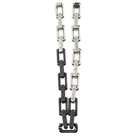 Louis Vuitton Collier Monogram Chain Necklace Noir Argenté