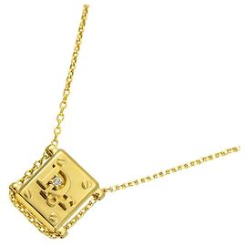 Collana Christian Dior in oro giallo 18K e diamanti Altro