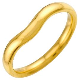 Tiffany & Co. 18K Yellow Gold Curved Band Ring Other