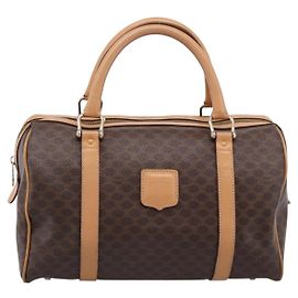 Céline Celine boston Macadam Canvas Brown