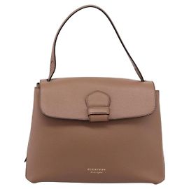 Burberry Camberley Top Handle Leather Medium Marron