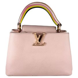 Louis Vuitton Capucines BB Lederhandtasche Pink