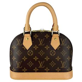 Sac à main Louis Vuitton Monogram Alma BB Marron Monogramme