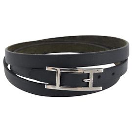 Hermès Hermes Hapi 3 Leather with Metal Noir