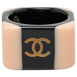 Chanel Coco Mark Band Ring Other