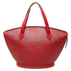 Louis Vuitton Epi Saint Jacques Handbag Red