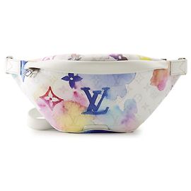 Louis Vuitton Monogram Watercolor Discovery Bumbag PM White Multiple colors