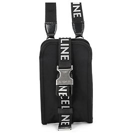 Céline Celine Shoulder Pouch Noir Blanc