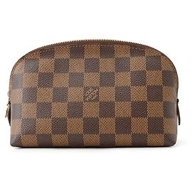 Louis Vuitton Damier Ebene Pochette Red Damier ebene