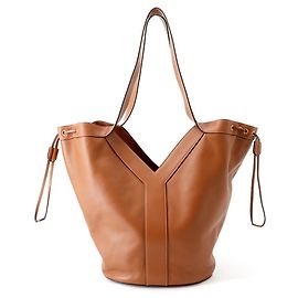 Saco Tote Yves Saint Laurent Paris Marrom