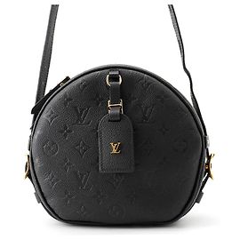 Bolsa de Ombro Louis Vuitton Monogram Empreinte Boite Chapeau Souple Preto