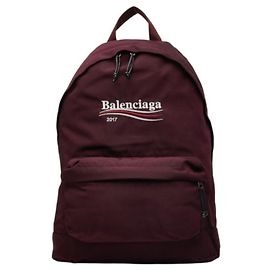 Sac à dos Balenciaga en toile rouge Rouge