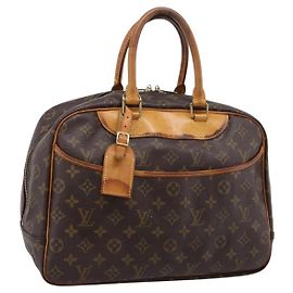 LOUIS VUITTON Monogram Deauville Handtasche M47270 LV Auth 198981 Monogramm