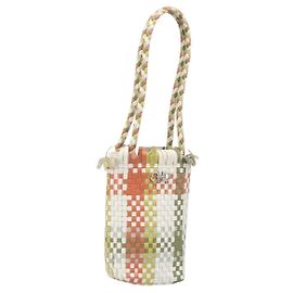 Bolsa Salvatore Ferragamo Gancini em couro multicolorida autêntica 196876A Multicor