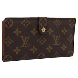 LOUIS VUITTON Monogram Continental Clutch Long Wallet T61217 LV Auth 200170 Monogram