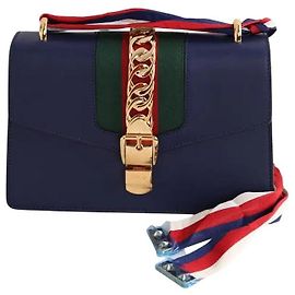 Gucci Borsa a tracolla Sylvie blu Blu