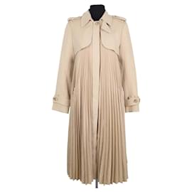 Gabardina de algodón beige Sandro Beige