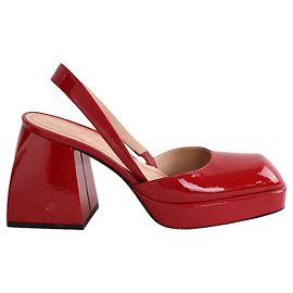 Escarpins Nodaleto en cuir rouge Rouge