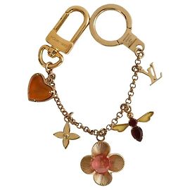 Louis Vuitton keychain golden Golden