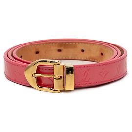Cinturón Louis Vuitton Monogram Vernis Rosa Rosa